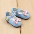 thumbnail image 3 of Paquete de 3 Pares de de material cuero PU con Correa de Tobillo Y de Imitación Bowknot para de ca Hugo Muñeca zapatos, 3 of 10