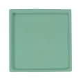 thumbnail image 1 of Platillo de Cerámica para Plantas Uxcell, Bandeja Captadora de Agua de 5 Pulgadas, Platillos para Macetas de Plantas de Interior [Cuadrado Verde Oscuro], 1 of 1