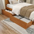 thumbnail image 5 of AFI Canyon Light Toffee Storage Platform Bed with Matching Footboard, Twin XL, 5 of 12