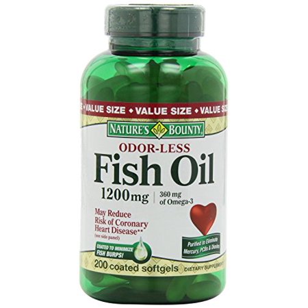 UPC 632687740452 product image for Nature's Bounty Odorless Fish Oil 1200mg (value Size), 400-Count, Omega 3 | upcitemdb.com