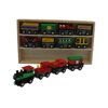 JUMPER 12 Piece Train Cars Set Magnetic Toy Train Cars Kit Compatible with Other Name Brand Train Track Sets with Wooden Train Box For Kids Toddler Boys And Girls