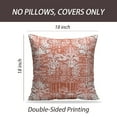 thumbnail image 2 of LALILO Throw Pillow Covers Modern Grunge Damask Colorful Scarf Cushion Cover 18" x 18", 2 Pack, 2 of 6