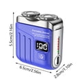thumbnail image 5 of Mbvtdt Portable Mini Electric Shaver, Dual Ring Rotary Rechargeable Razor, Wet Dry USB Travel Shaver for Men Home Personal Grooming, 5 of 5