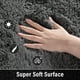thumbnail image 5 of Alfombra Merelax 122x183 cm de Plush Suave Antideslizante Gris Oscuro, 5 of 9