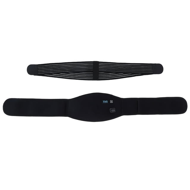 YHG - Soporte de cintura con calefacción estándar y cinturón de presión, color negro, talla única (apto para cintura de 72 a 120 cm), con cable de carga USB de 2 m, 300 unidades