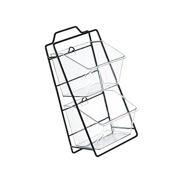 bedienty Stovetop Storage Rack Coffee Pod Storage Home for Ginger grids Onion Garlic 6 Office 2 grids