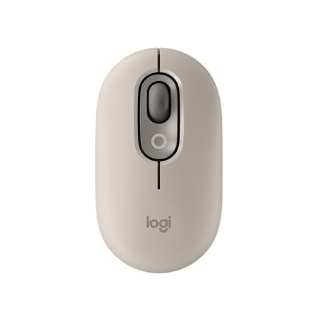 Logitech POP Mouse, Wireless Mouse with Customizable Emojis, SilentTouch Technology, Bluetooth, Mist
