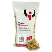 Office Impressions Rubber Bands, Size 19, 3 1/2 x 1/16, 1240 bands/1lb Pack -OFF80119
