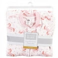 thumbnail image 2 of Hudson Baby Infant Girl Premium Quilted Long Sleeve Sleeping Bag and Wearable Blanket, Coral Unicorn, 18-24 Months, 2 of 2