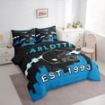 thumbnail image 3 of Castle Fairy Sport Football Twin Bedding Sets for Boys,Black Blue Bedding Comforter Set, 3 of 8