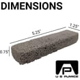 thumbnail image 2 of PUMIE Scouring Stick, Heavy Duty, HDW by U.S. Pumice, Remove Toilet Stains, Hard Water Rings, Rust and Paint, Carbon Buildups (1 Pack), 2 of 4