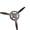 Bronze, variant on Yihuala Quiet Propeller Wall Clock Iron Deck 26.4x26.4 Inch Vintage Aircraft Sculpture Easy Install Creative Present Concept