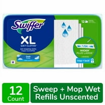 2X-Swiffer Sweeper X-Large Wet Mopping Pad Open Window Fresh Scent Multi Surface Refills - 12 ct