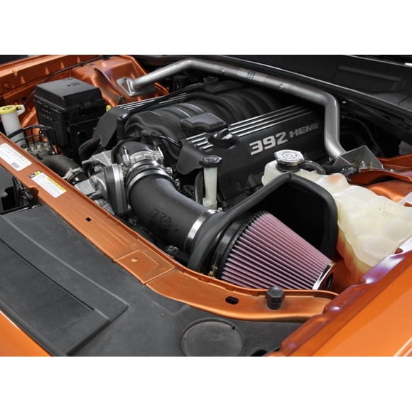 K & N Filters Cold Air Intake 63-1565 63 Series AirCharger; Black Polyethylene Tube; Red Filter; With Heat Shield