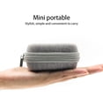 thumbnail image 3 of Bolsa de almacenamiento de auriculares inalámbricos Estuche de transporte portátil Auriculares compatibles con Bluetooth Organizador de cables Almacenamiento y organización del hogar Cuadrado Negro Bearachild HA067636-03, 3 of 6
