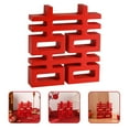 thumbnail image 3 of Wedding Chinese Decoration Table Xi Word Decor Sign Statue Symbol Resin Party Letters Save The Date, 3 of 8