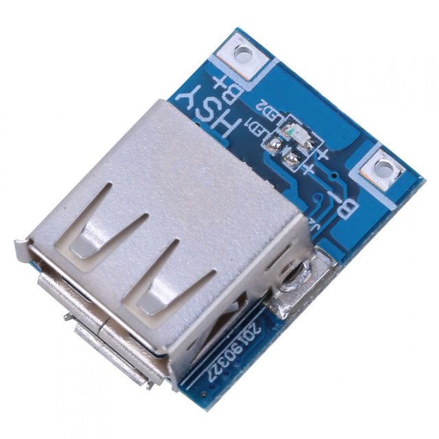 Booster le Module d'Alimentation, 10pcs 5V 1A Boostez le Module d'Alimentation d'Alimentation Haute Capacité de Protection de Charge de Batterie au Lithium