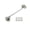 Silver, variant on Stainless Steel Cabin Hook, 3" Cabin Hook Eye Latch Wind-Proof Lock, Heavy Duty Window Door Hook with Screws, Security Hardware for Gate & Window