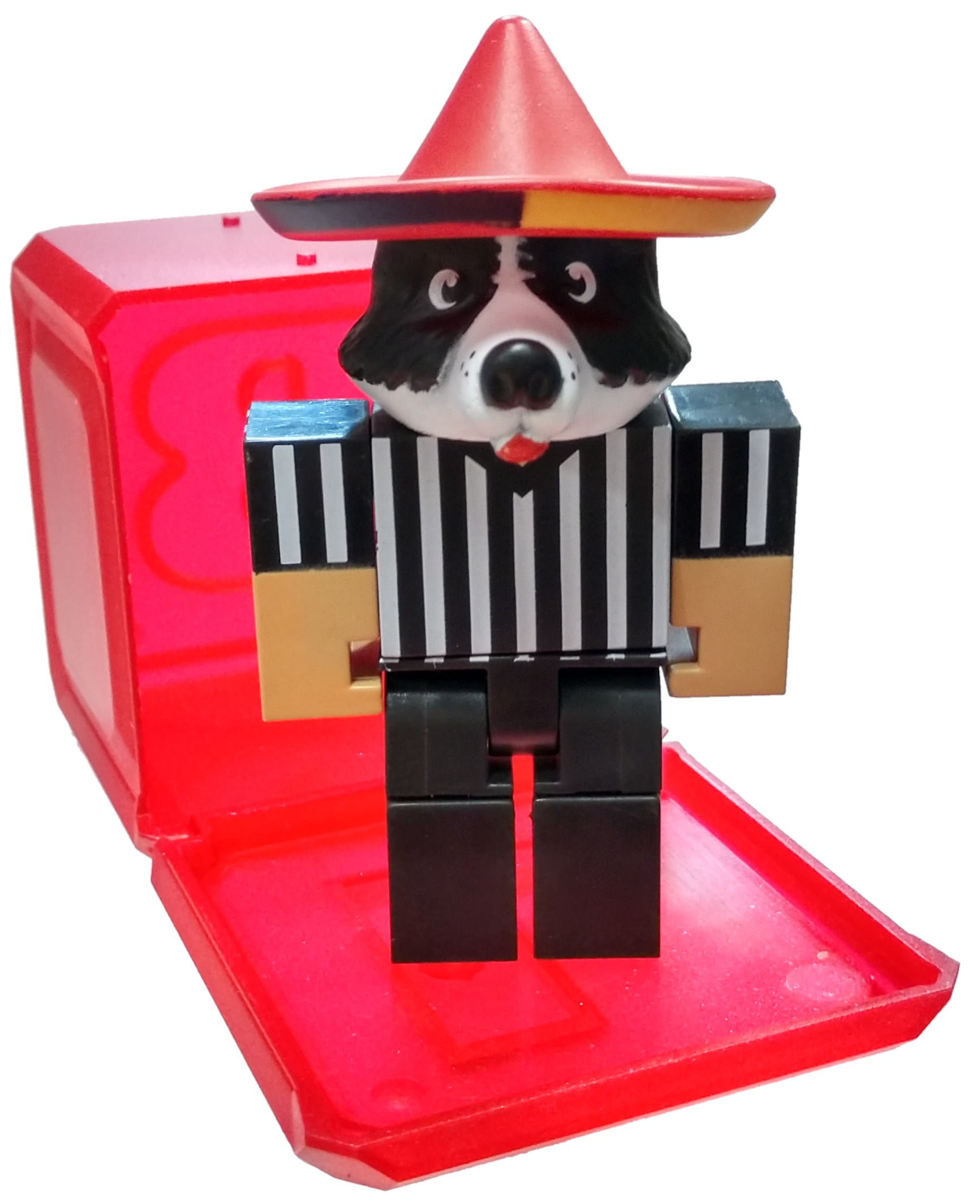 Roblox Celebrity Collection Series 5 High School Life Referee Mini Figure With Red Cube And Online Code No Packaging Walmart Com Walmart Com - high school life fights roblox