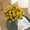 Yellow, variant on Fall Flowers Artificial for Decoration, Mums for Outdoor Planters,UV Resistant Gerbera Daisy Chrysanthemum Flowers Fall Decor for Home Garden Patio Front Door Porch,White