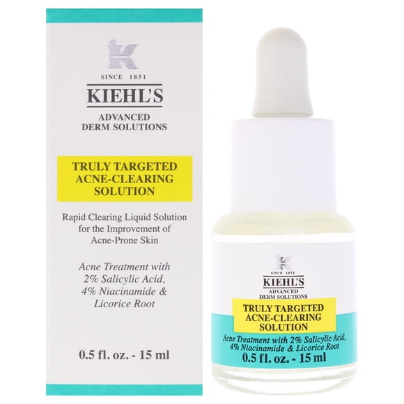 Solución limpiadora de imperfecciones Solución limpiadora de acné Kiehls, 15 ml