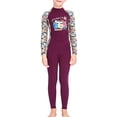 thumbnail image 1 of Muebles multicolores traje de buceo Mangas largas y pantalones Mono de traje de baño para snorkeling surf aplicable a todas las temporadas PURPLE M sidaley OD003660-07, 1 of 7