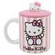 thumbnail image 1 of Taza Grande de Cerámica con Tapa Esculpida en 3D, Diseño Hello Kitty, Colección Sanrio, Capacidad 532 ml, 1 of 4