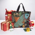 thumbnail image 6 of Vsdgher Rich Fish print Tote Bag for Women Shoulder Bag with Zipper Large Shoulder Bag Handle Handbag Portable Washable for Travel, Work, 6 of 8