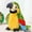 Green, variant on Talking Parrot Toy With Repeat What You Say Function Electronic Stuffed Animal Plush Pet Can Shake Wings & Speaking Parrot Interactive Toys(Blue-22Cm)