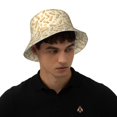 thumbnail image 4 of Lukts Peanuts3 Print Double-Side-Wear Reversible Reflective Bucket Hat Travel Beach Hat, 4 of 6