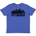 thumbnail image 3 of Inktastic Pittsburgh Skyline Grunge Youth T-Shirt, 3 of 5