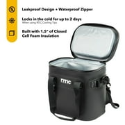 RTIC 20-Can, 15 Qt, Ultra-Tough Soft Cooler, Leakproof, Waterproof, Black