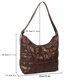 thumbnail image 3 of Bolso Hombro Informal Con Asa Superior Nailon para Mujer Bolso Compras Acolchado (marrón Oscuro), 3 of 9