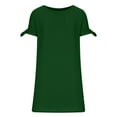 thumbnail image 5 of XuJwPNcy Summer Dresses for Women Fashion Short Sleeve Crewneck Mini Dress Casual Loose Solid Color Dresses, 5 of 5