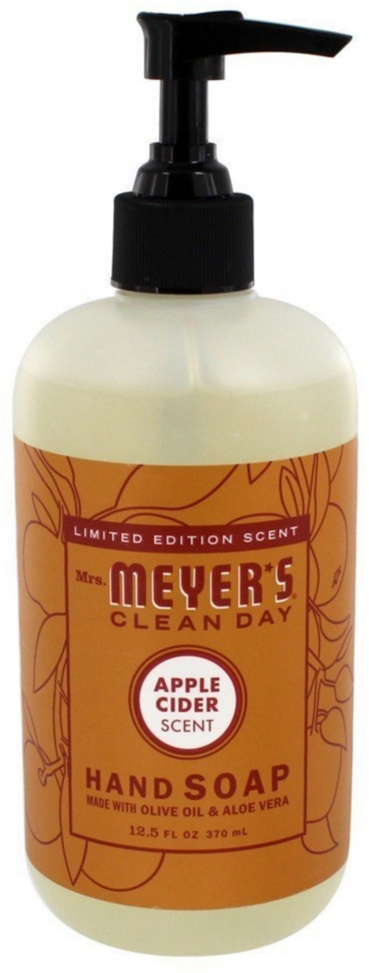 2 Pack Mrs Meyers Clean Day Liquid Hand Soap, Apple Cider 12.5 oz