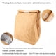 thumbnail image 4 of Bolsa Almuerzo Caja Almuerzo Aislamiento Impermeable Almacenamiento Papel Kraft Ni?os Mujeres Hombres Picnic Aire Libre(marrón) Unbranded JY18762-01, 4 of 7