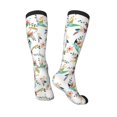 thumbnail image 4 of Balery Pretty Floral With Leaves Fun Novelty Socks Men'S Women'S Crew Socks Funny Crazy Novelty Socks Quirky And Cool Socks, 4 of 9
