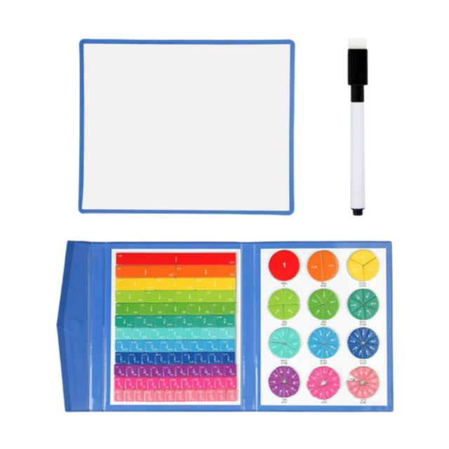 Materiales De Matemáticas Portátiles Para Manipuladores De Fracciones Para Niños De 6 Años En Adelante Escuela Primaria