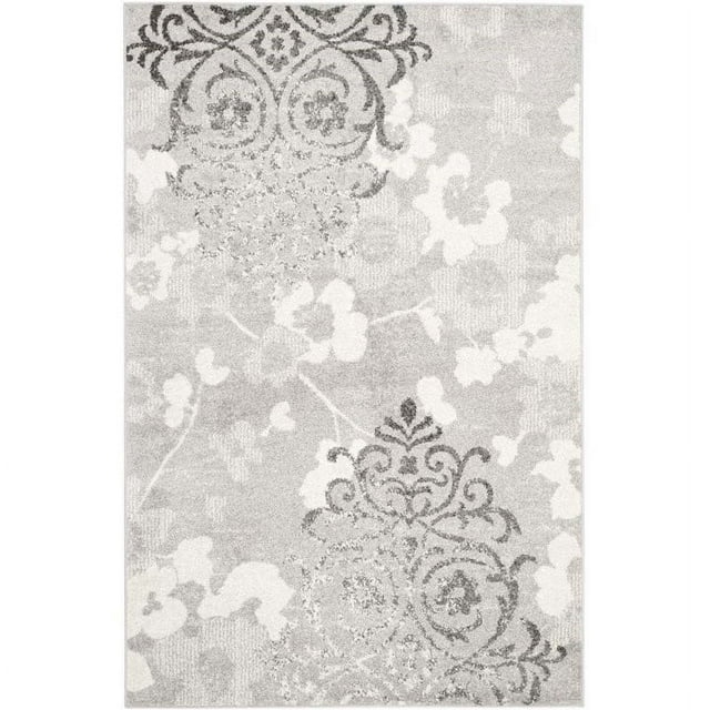 Hawthorne Collections Tapis Argenté - 8 Pieds x 10 Pieds