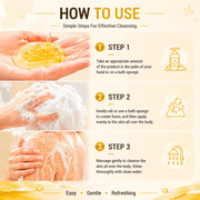 Tgideas Sulfur Body Wash & Shampoo - Deep Cleansing Daily Care - 500ml