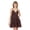 Brown, variant on Forever 21 Women’s Tiered Mini Dress with Embroidered Bust, Adjustable Spaghetti Straps and Flowy Casual Silhouette for Day or Night Wear, White, X-Small