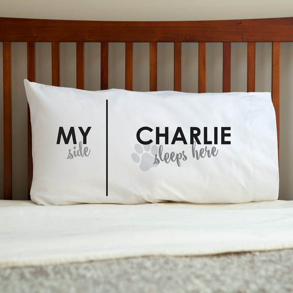 Personalized Pillowcase - Dog Sleeps Here