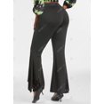 thumbnail image 4 of Pantalones Acampanados Inserto Encaje Rosegal Pantalones de talla grande, 4 of 5