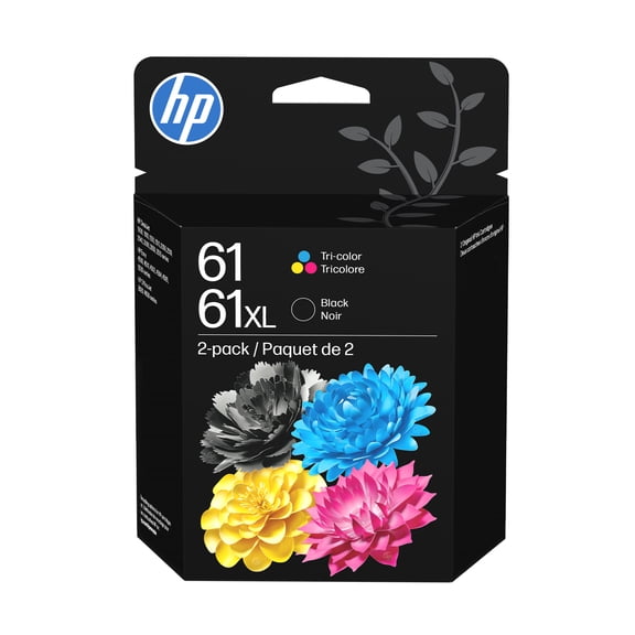 HP 61 Color HP 61XL Black Ink Cartridge BONUS COMBO 2-Pack SAVE UP TO 28%/PAGE vs. Prior HP 61 Combo