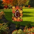 thumbnail image 3 of Briarwood Lane Fall Leaves Monogram Letter C Garden Flag, 3 of 4