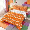 thumbnail image 2 of Erosebridal Minimalist Geometric Lines King Size Comforter Sets,Modern Striped Comforters King Size,Polkadot Reversible,3 Pieces,1 Comforter and 2 Pillowcases, 2 of 7