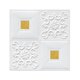thumbnail image 3 of Papel tapiz 3D, paneles de pared, de pared falsos autoadhesivos para paredes de TV, Fondo de sofá, dormitorio, cocina, sala de , decorac Blanco Dorado BLESIY Pegatina de techo del panel de pared 3D, 3 of 8