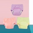 thumbnail image 4 of Sipeihong baby pants 3pcs 120cm Breathable Washable Baby Training Pants Pure Cotton Diaper Pants, 4 of 8