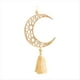 thumbnail image 1 of Colgante de Madera con Forma de Luna para Decoración de Pared del Dormitorio del Hogar, 1 of 5