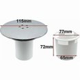 thumbnail image 3 of 90mm/115mm Shower Drain Replacement, Universal Chrome Cover for Fast Drainage, Ideal for Shower Installations in Bathrooms, 3 of 5